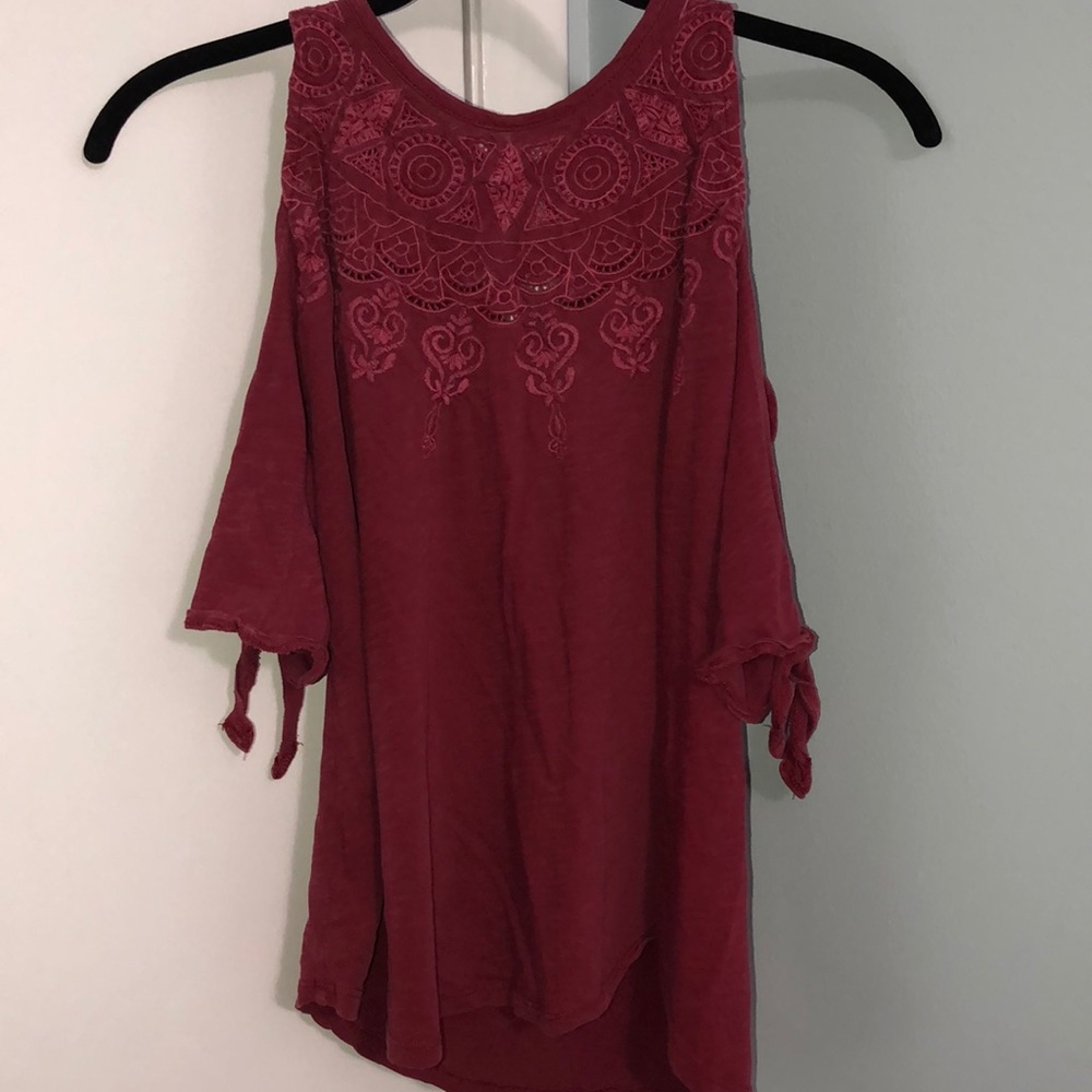 Lucky Brand Off The Shoulder Top